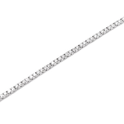 2.11ct Natural Diamond Tennis Bracelet in White Gold Image