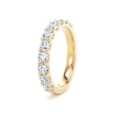 Diamond Set Round Brilliant Cut, Mini Claw Image