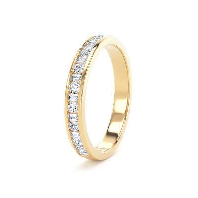 Diamond Set Round Brilliant & Baguette, Channel Set Image