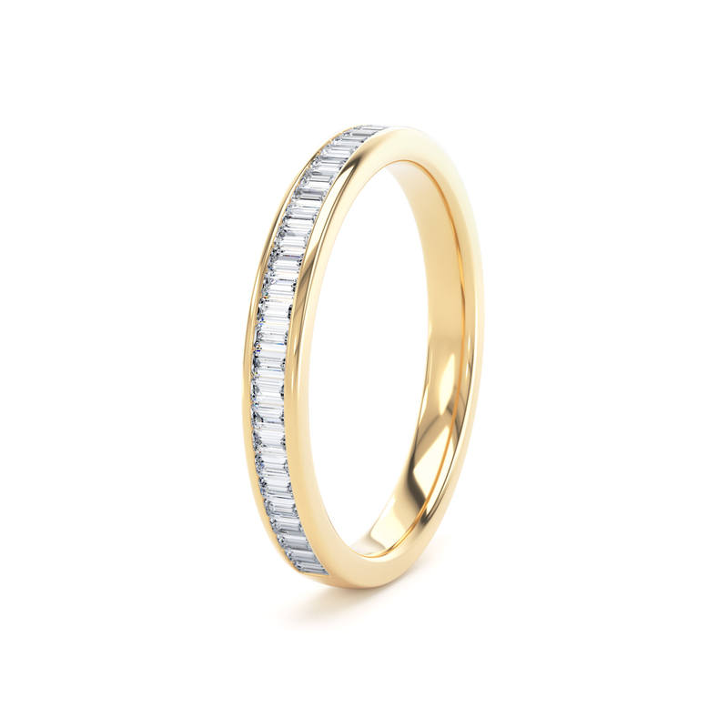 Diamond Set Baguette Cut, Channel Set Image