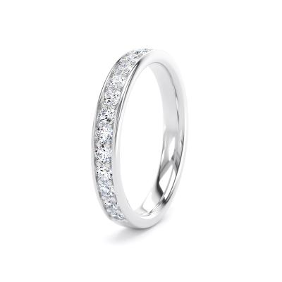 Diamond Set Round Brilliant Cut, Grain Channel Image