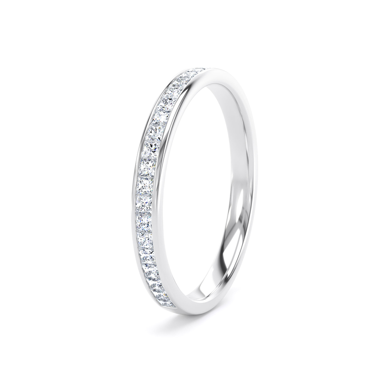 Diamond Set Princess Cut, Channel Set Image