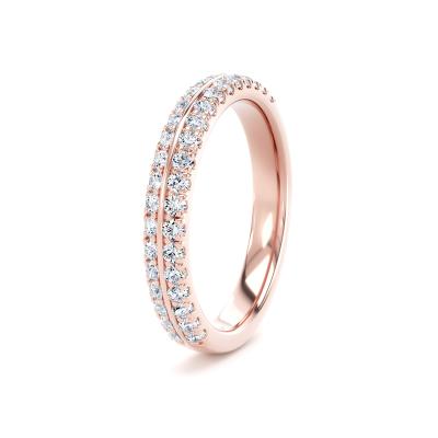 Diamond Set Round Brilliant Cut, Knife Edge Image