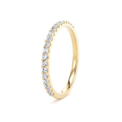 Diamond Set Round Brilliant Cut, Mini Claw Image