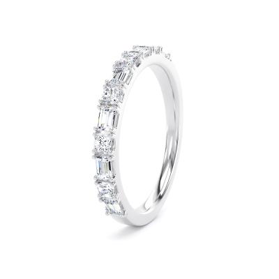 Diamond Set Princess Cut & Baguette, Castle & Claw Image