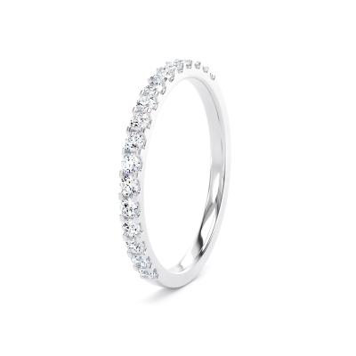 Image of Platinum Diamond Set Round Brilliant Cut, Mini Claw