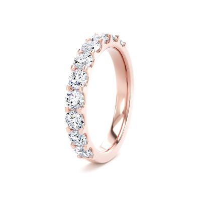 Image of Rose Gold Lab Grown Diamond Bands 