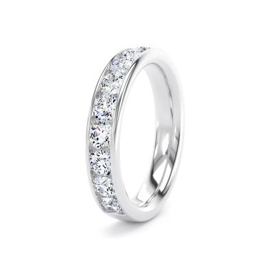 Image of Platinum Lab Grown Diamond Bands 
