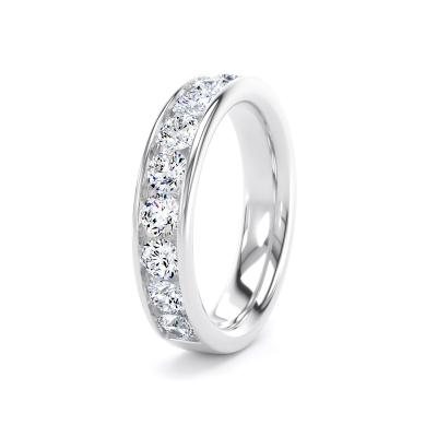 Image of Platinum Lab Grown Diamond Bands 