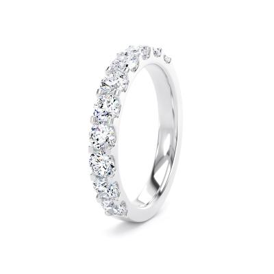 Image of Platinum Lab Grown Diamond Bands 