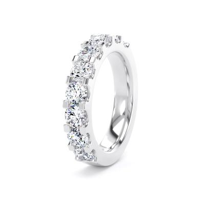 Image of Platinum Lab Grown Diamond Bands 
