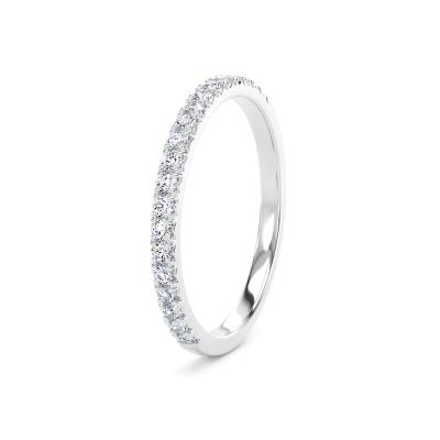 Image of Platinum Lab Grown Diamond Bands 
