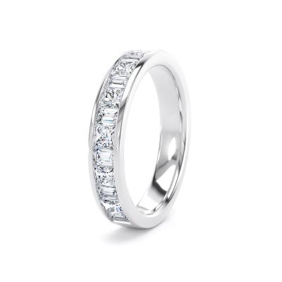 Image of Platinum Lab Grown Diamond Bands 