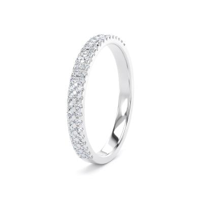 Image of Platinum Lab Grown Diamond Bands 