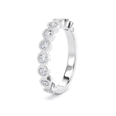 Image of Platinum Lab Grown Diamond Bands 