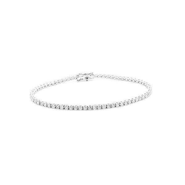Image of 5.00ct Lab Grown Diamond Tennis Bracelet in White Gold