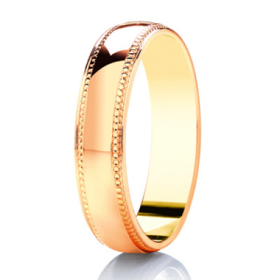Image of Yellow Gold Diamond Cut Traditional Court