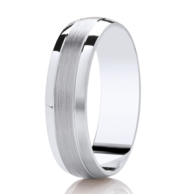 Image of White Gold Diamond Cut Traditional Court