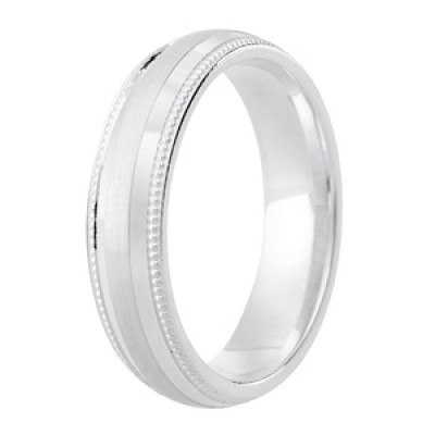 Image of White Gold Diamond Cut Traditional Court