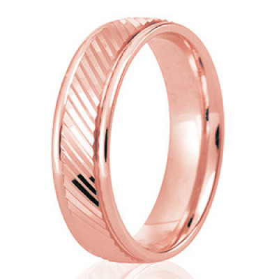 Image of Rose Gold Diamond Cut Flat Court
