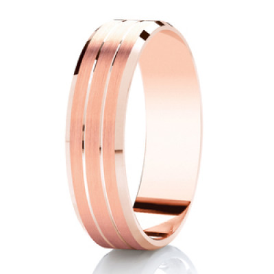 Image of Rose Gold Diamond Cut Flat Court