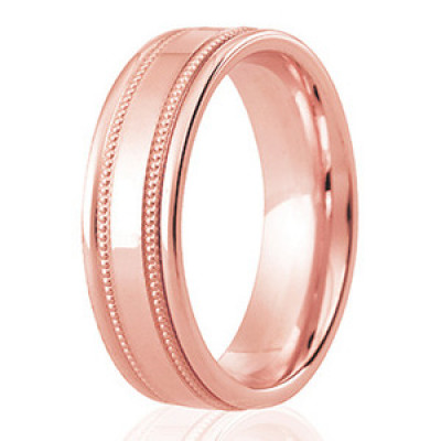 Image of Rose Gold Diamond Cut Flat Court