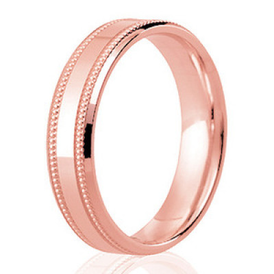 Image of Rose Gold Diamond Cut Flat Court