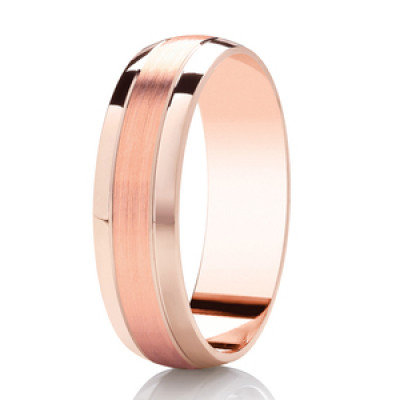 Image of Rose Gold Diamond Cut Traditional Court