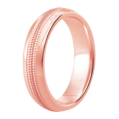 Image of Rose Gold Diamond Cut Traditional Court