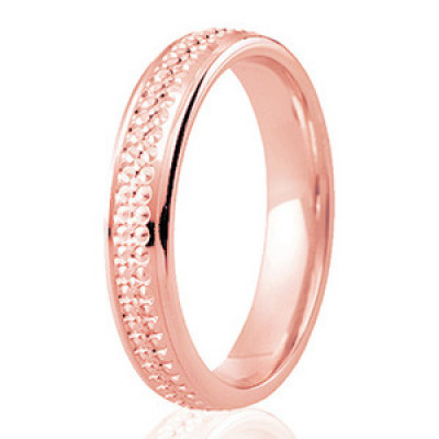 Image of Rose Gold Diamond Cut Traditional Court