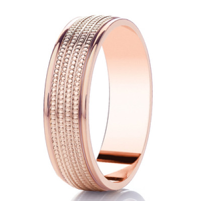 Image of Rose Gold Diamond Cut Flat Court