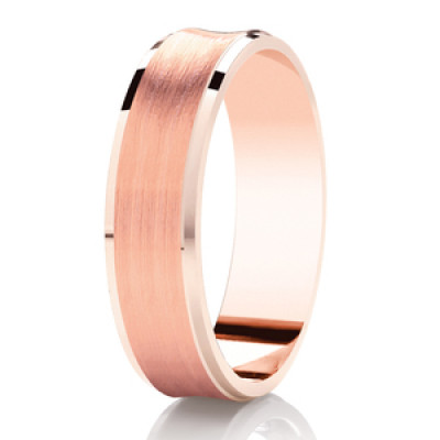 Image of Rose Gold Diamond Cut Concave