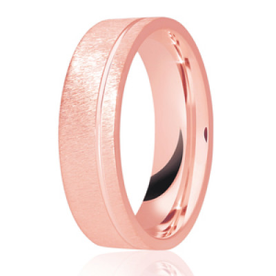 Image of Rose Gold Diamond Cut Flat Court