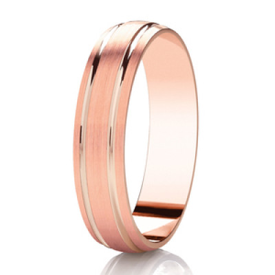 Image of Rose Gold Diamond Cut Traditional Court