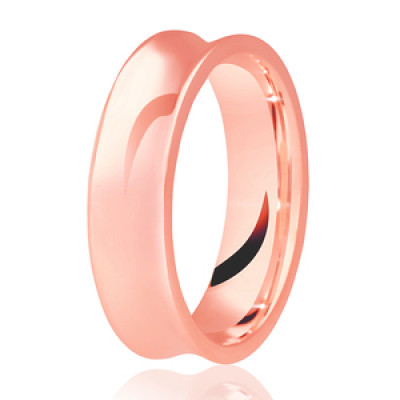 Image of Rose Gold Diamond Cut Concave
