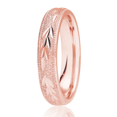Image of Rose Gold Diamond Cut Traditional Court