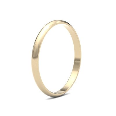 Image of Yellow Gold Classic D-Shaped