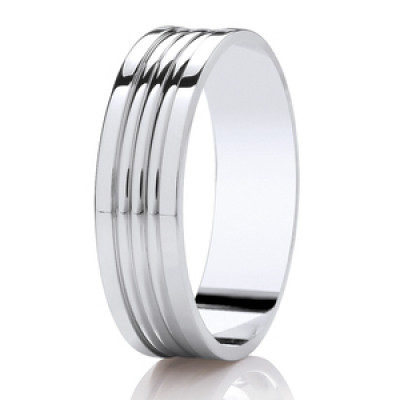 Image of Platinum Diamond Cut Flat Court