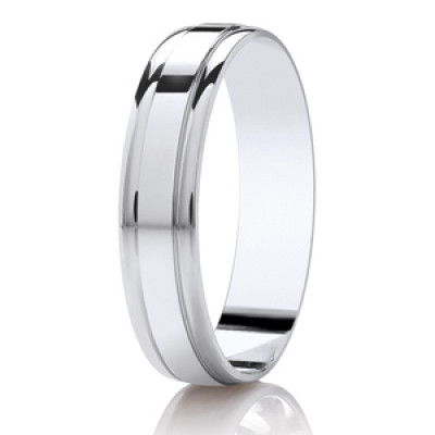 Image of Platinum Diamond Cut Flat Court