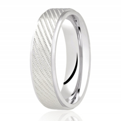 Image of Platinum Diamond Cut Flat Court