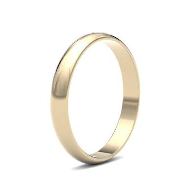 Image of Yellow Gold Classic D-Shaped