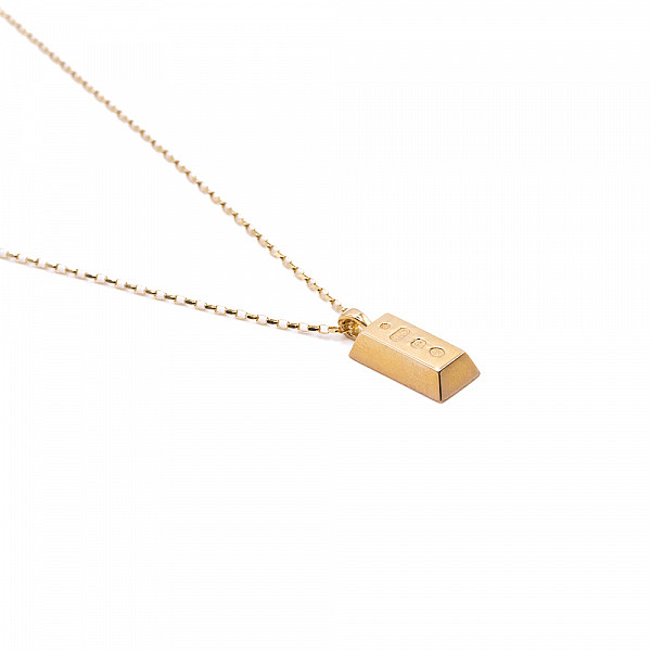 Image of 9ct Yellow Gold King Charles III's Coronation Hallmark Pendant