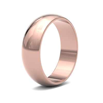 Image of Rose Gold Classic D-Shaped