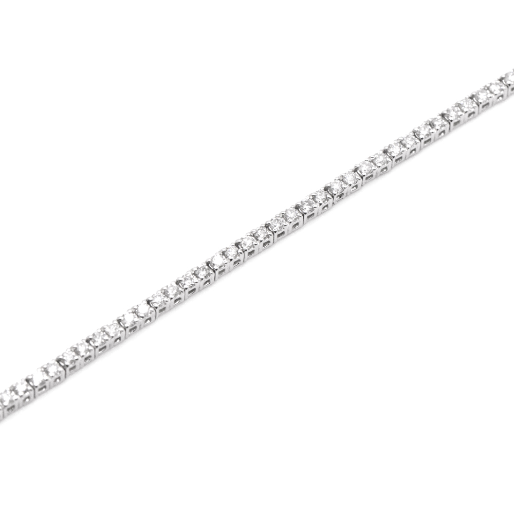 2.00ct Natural Diamond Tennis Bracelet in White Gold Image
